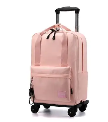 Mochila de viaje con ruedas para mujer, maleta con ruedas para la escuela,  equipaje de mano|Bolsas de viaje| - AliExpress