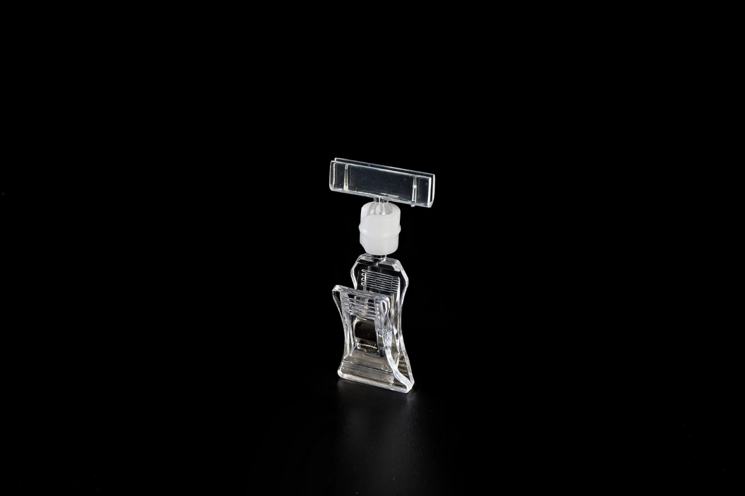 

Mini Ticket Snap Double Plant Marker Label holder universal 360Â° rotating advertising clip