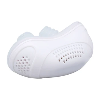 

Mini Electric Device Apnea Snore Stopper Travel Bedroom Airflow Nose Plug Sleeping Aid Health Care Ergonomic Soft Silicone