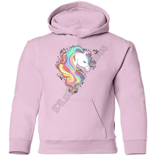 

Colorful Unicorn Kids Hoodies 3D Printed Kids Sweatshirt Child Long Sleeve Boy For Girl Pink Pullover Drop Shipping 10 Color