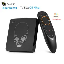 Смарт ТВ-бокс Beelink GT-King Amlogic S922X Android 9,0 4 Гб DDR4 64 Гб rom 4K 2,4G & 5,8G WiFi 1000 Мбит/с телеприставка Голосовое управление