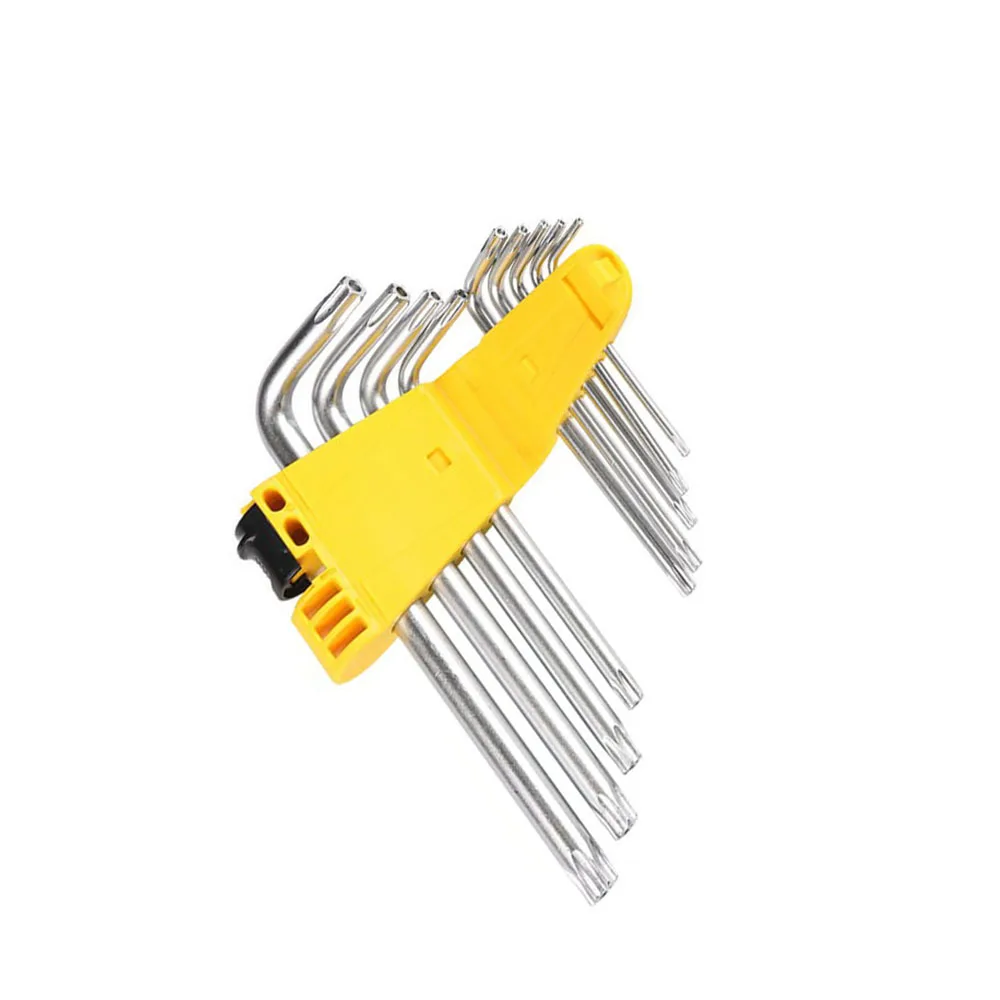 SIJIBOSI 9 шт. T10-50 Звезда Torx для шлица звездочка Набор торцевых гаечных ключей с