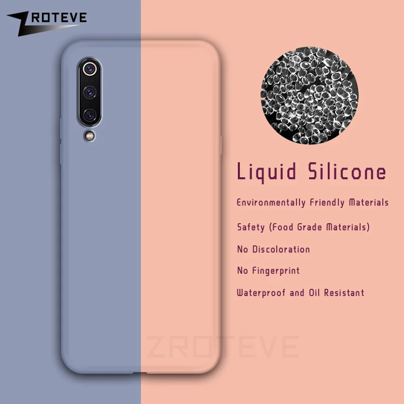 Mi 9 чехол ZROTEVE жидкий силиконовый чехол для Xiaomi mi 9 SE mi 8 Pro Чехол Xio mi CC9 Pro E чехол для Xiaomi mi 9T mi 8 Lite чехол s