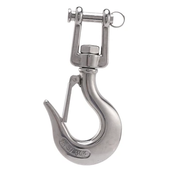 

304 Stainless Steel Hook Grapple Hook Rotating Ring Hook Cargo Hook Hook Hook Load-Bearing Hook