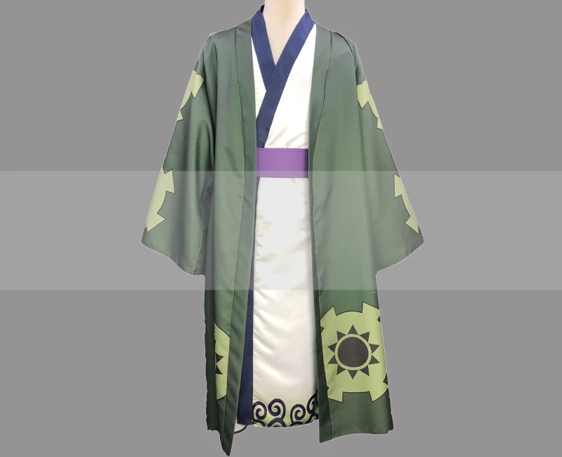 Костюм для косплея Wano кантри Arc Roronoa Zoro Yukata по индивидуальному заказу|Костюмы