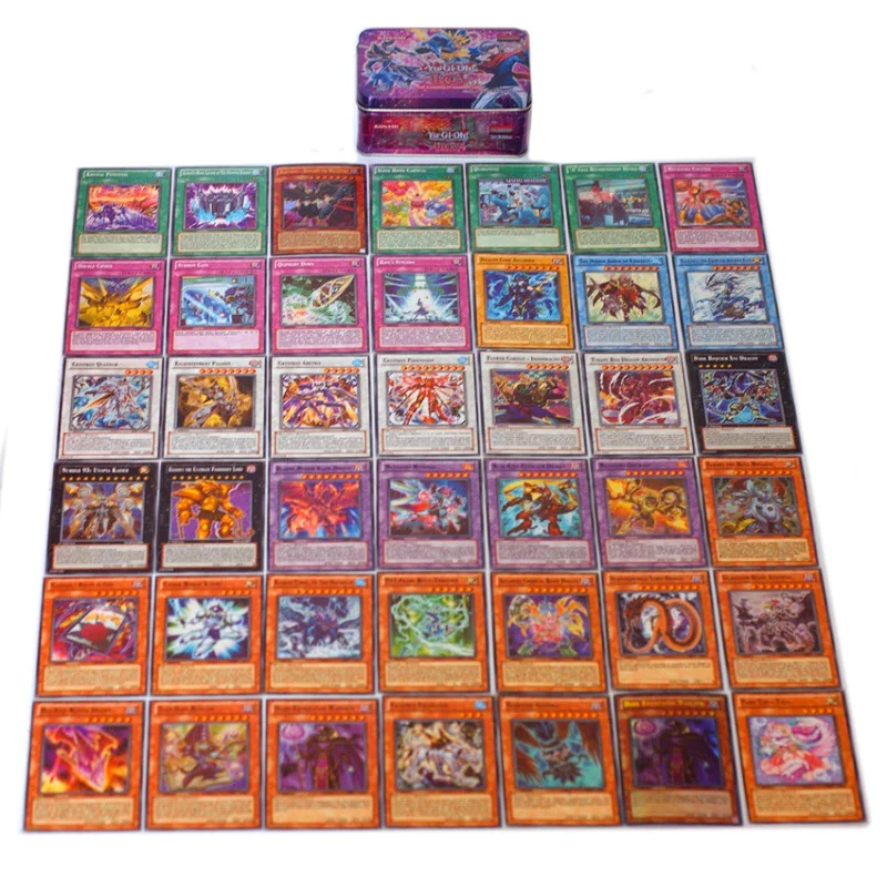 Yu Gi Oh Cards детская игровая коробка Япония Yugioh коллекционная карточка игры для детей коллекции 42 шт./кор