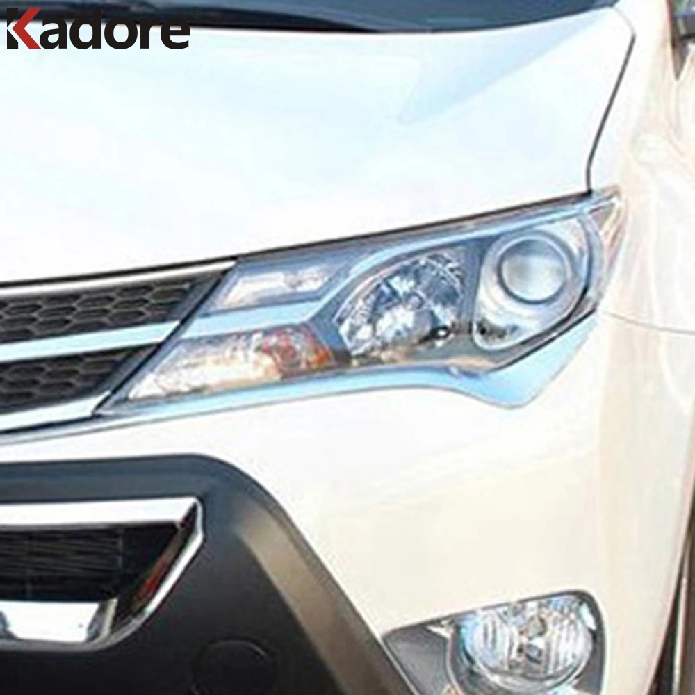 Хромированный передний светильник для Toyota RAV4 RAV 4 2013 2014 2015 накладка на переднюю