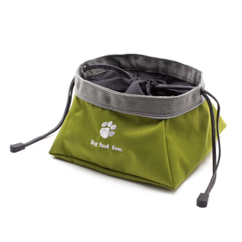 

Pet Feeder Portable Pet Feeding Bowl Waterproof Foldable Food Water Bag / Only For Food For Dog Outdoor Camping