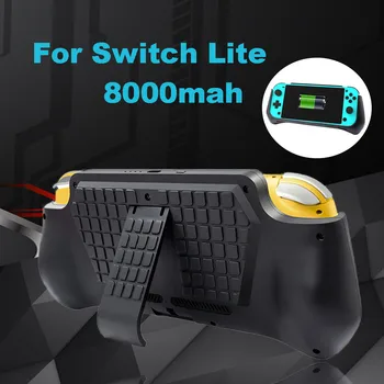 

For NS Switch lite Console 8000MAH Power Bank Cover Multifunctional Stander controller gamepad Wireless Game 2019 new#G20