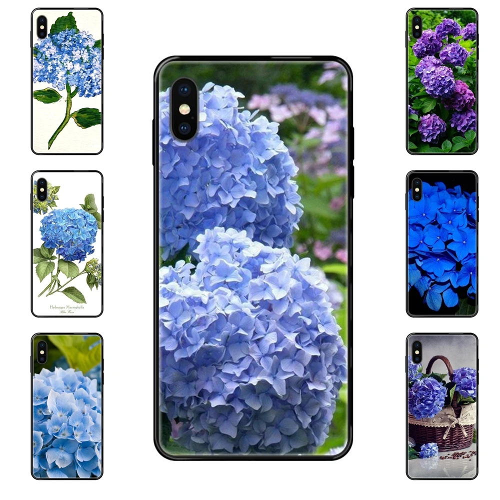 Синий цветок Гортензия Hortensia хипстер для Xiaomi Mi Max Mix 2 3 2S 5X 6X CC9 CC9E Pro Note 10 Lite Ультра