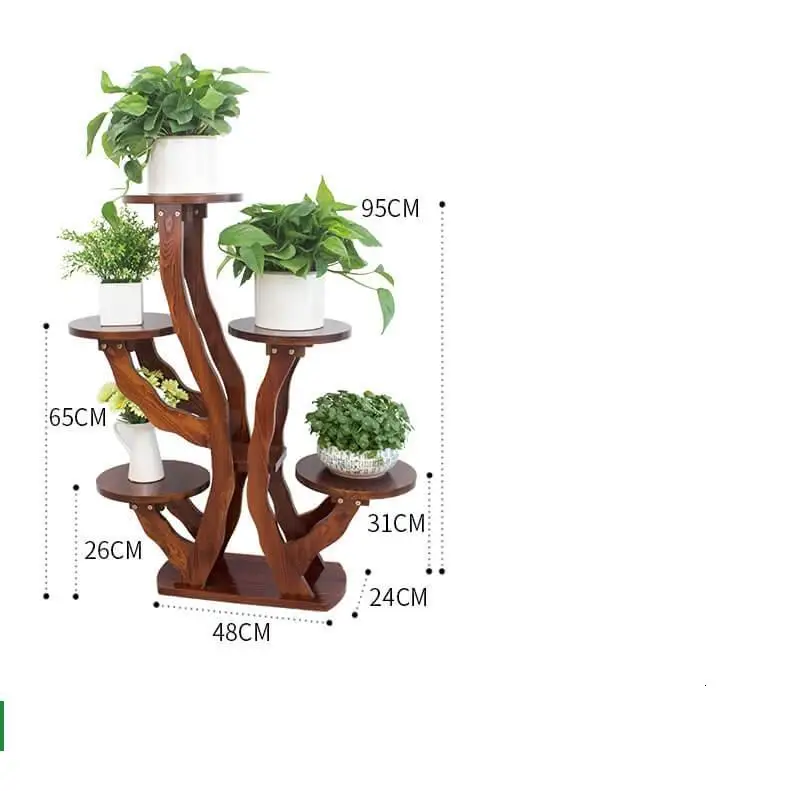 Rak Bunga plantenstandard Balkon Stojaki Repisa Para Plantas деревянный завод открытый Stojak Na Kwiaty полка Dekoration подставка для цветов