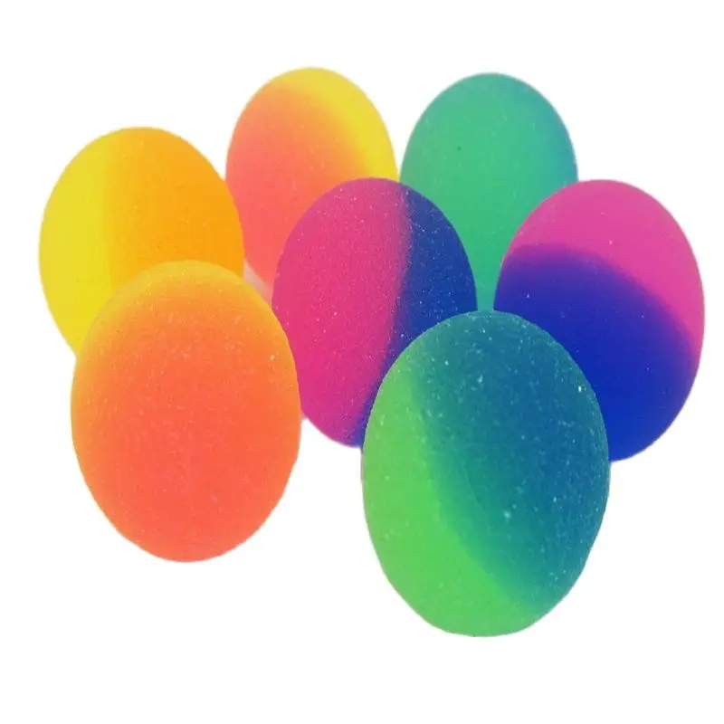 Rubber Bouncing Ball Luminous Bouncy Balls Rubber Ball Toys 20pc/bag Bouncing Aliexpress