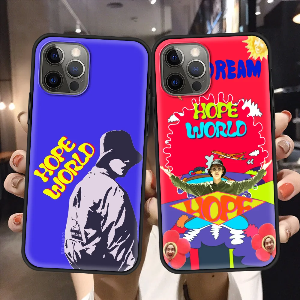 Чехол для телефона iPhone 13 12 11 Pro Max mini xs max xR x 8 7 plus SE бампер из ТПУ чехол смартфона Hope
