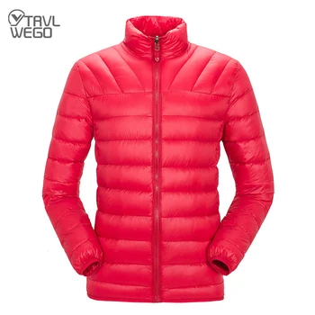 

TRVLWEGO 90% White Goose Down Jackets Ultralight 10D Nylon Fabric Outdoor Winter Trekking Camping Climbing Down Coat Men Women