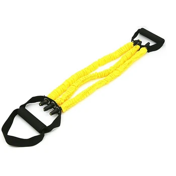 

Multi-Function Sport Fitness Equipment Resistance Bands Fitness Rally Belt Three-Tube Pedal Rally Arm Training Band