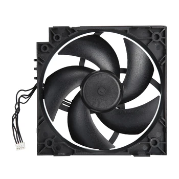 

Internal CPU Cooling Fan Safety Lightweight Durable Replacement 5 Blade 4 Pin Connector for Xbox One for Xbox One S Decoration