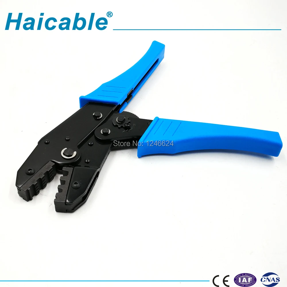 

LX-16WF portable small hand crimping terminal tool range for wire ferrules end sleeves or terminals 6-16 mm2 10-5 AWG