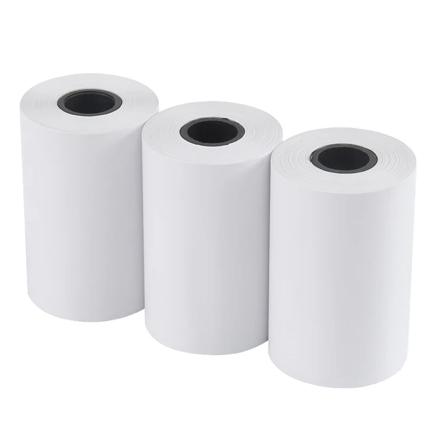 4 Tekercs 2 1/4 "X 50 (57 Mm X 36 Mm) Hőpapír Pénztárgép Hőpapír, Amíg A Hitelkártya Pdq Gépek Tekercsek - Image 5