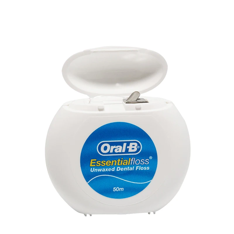 Зубная нить Oral B Essential гладкая комфортная вощеная Глубокая очистка устройство для