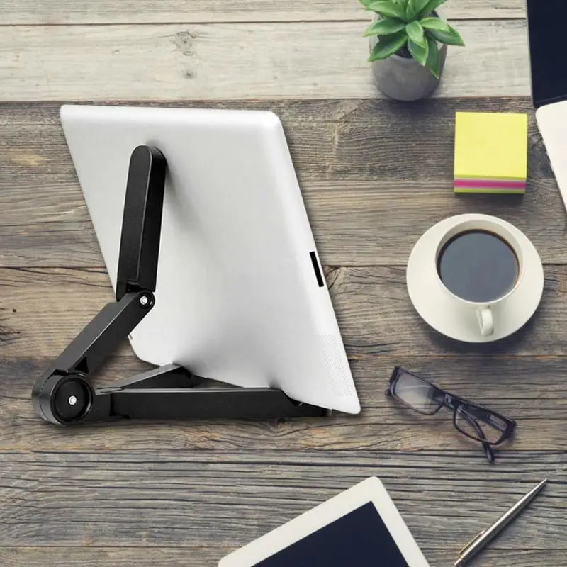 Foldable Adjustable Angle Tablet Bracket Stand Flat bracket for iPad iPhone Nexus Kindle