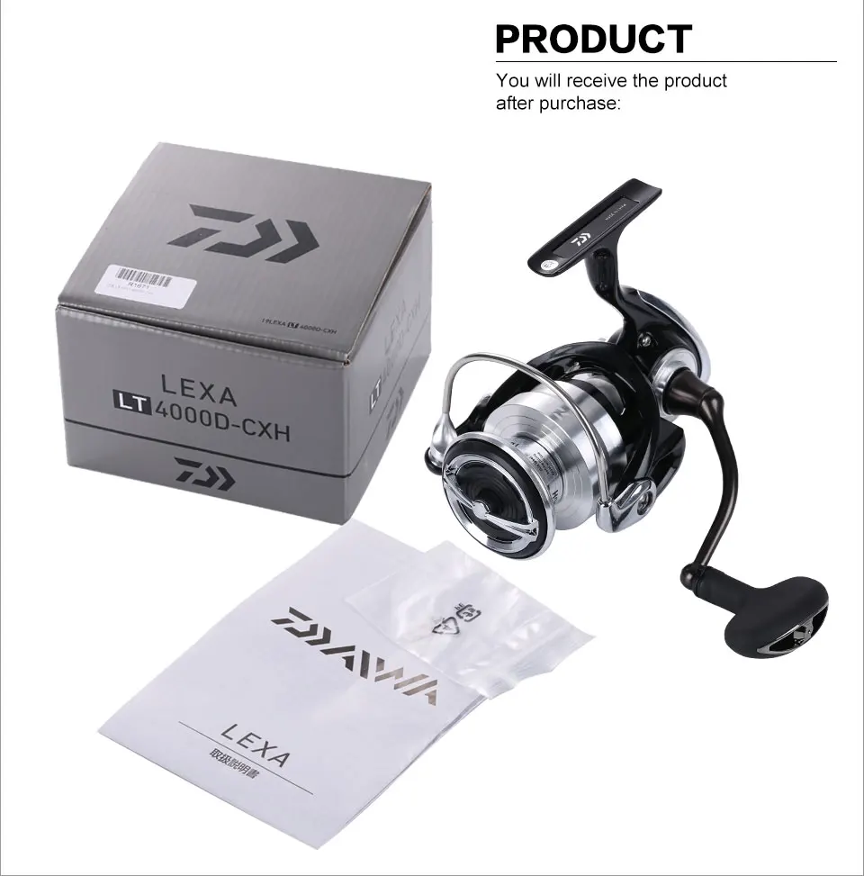 DAIWA LEXA LT 2500 3000 4000DCXH 5000DCXH спиннинговая Рыболовная катушка ATD Alunimun длинная литая Slatwater Рыболовная Снасть