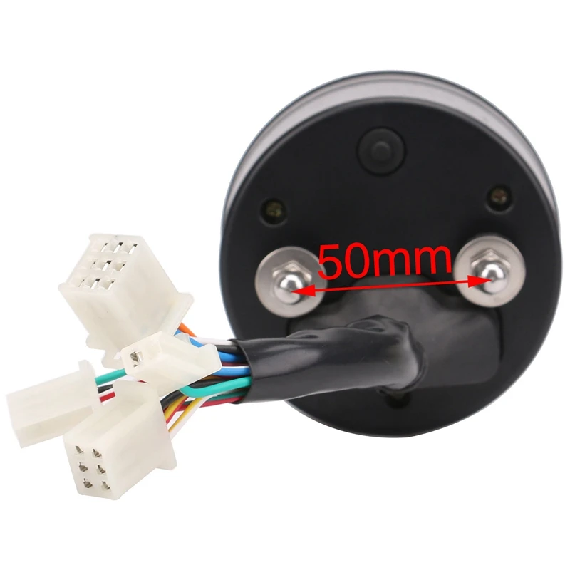 New8-18V Универсальный ЖК-цифровой тахометр спидометр одометр мотоцикл 12000 об/мин для 2,4 цилиндров максимальный дисплей