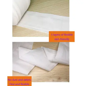 

Thicken 4-Ply Large Toilet Roll Paper Embossed No Fluorescent Jumbo Bath Tissue C6UB