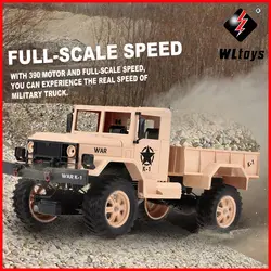 WLtoys 124302 1:12 RC автомобиль 2,4 ГГц 4WD полноразмерная скорость 1200 г нагрузка военный внедорожный Радиоуправляемый автомобиль для игрушки для