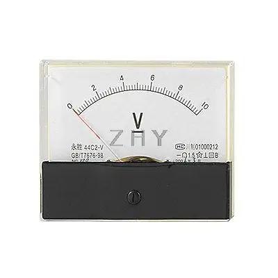 

New Analog Panel DC Voltage Panel Voltmeter Gauge 0-10V