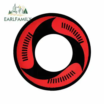 

EARLFAMILY 13cm x 12.9cm for Naruto Mangekyo Sharingan Vinyl Car Stickers Occlusion Scratch Personality Waterproof Trunk Decal