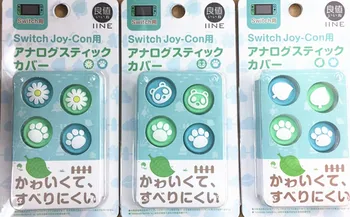 

50Set Animals Crossing Silicone Joycon Cap For Nintend Switch Joycon Joystick Cover