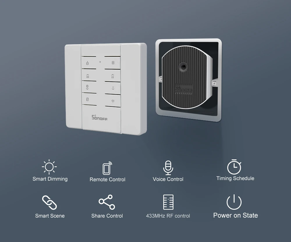 SONOFF D1 DIY Wifi Switch Smart Dimmer Light Switch -2