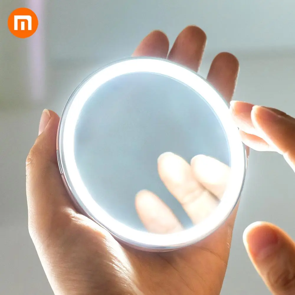 Портативное зеркало для макияжа Xiaomi Jordan Judy, настольное adjustable Blu-ray, регулирующее естественное зеркало для кожи
