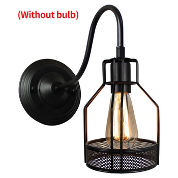 

E27 Aisle Home Decor Bar With Screw Led Vintage Wall Light Wine Bottle Shape Bedroom Fixtures Indoor Restaurant Night Lamp Iron