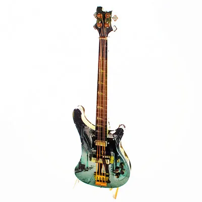 Musical Instrument Color Printed 3D Metal Puzzles Metal Assembly Model 3D Puzzle Creative Toys Home Furnishing Ornaments Gifts