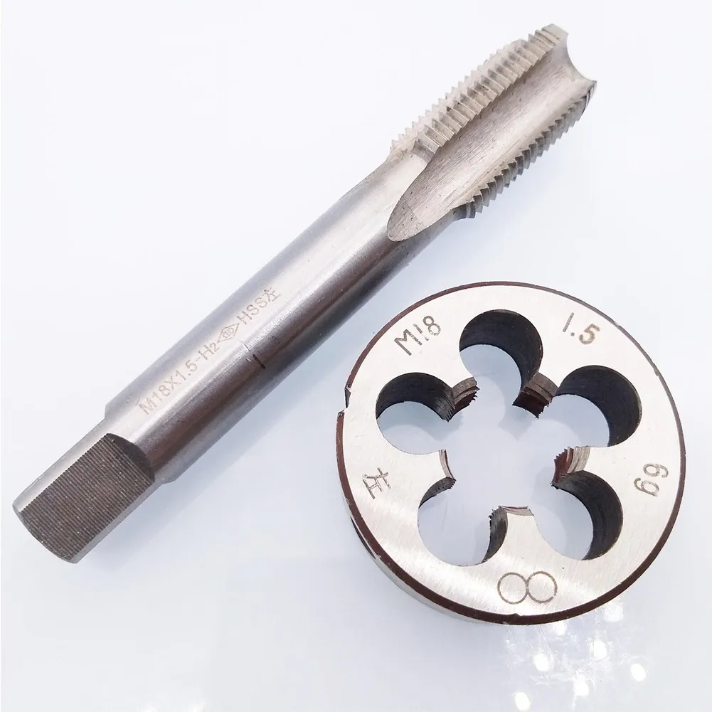 2pcs/set 18mm X 1.5mm Tap Die Or Tap And Die Set Metric Thread Left