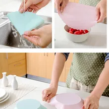 1 шт. 23 см крышка для чаши силиконовая Пластиковая крышка для микроволновой печи холодильника миска для свежей еды силиконовая крышка свежая крышка мотыги