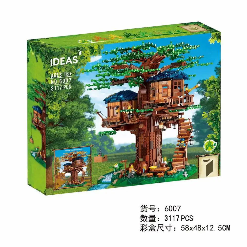 Günstige Neue 21318 Baum Haus Die Größten Ideen Modell Bausteine Ziegel Kinder Pädagogisches Spielzeug Geschenke Kompatibel Legoingly Ideen 21318