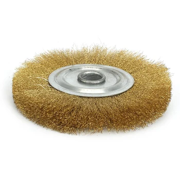 

1 Pcs 16mm Pure Copper Wire Wheel Brush For Rotary Grinder Cleaner Tool Removal