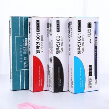

12Pcs Gel Ink Pen 0.38mm Student Stationery Office DIY Sketching Writing Tool School office supplies