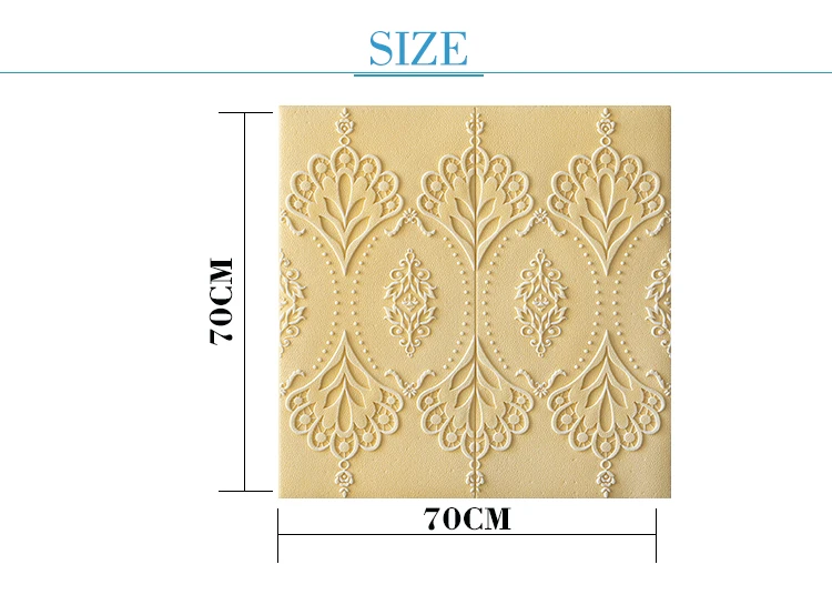 3D пенопластовая настенная наклейка, обои, фоновое украшение и украшение для гостиной, водонепроницаемые и влагостойкие стеновые панели