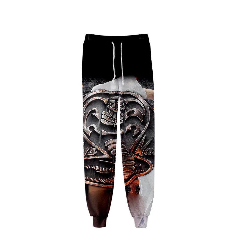 Cobra Kai Fashion Joggers спортивные штаны для мужчин kpop змеиный принт узкие голенища Спортивные Штаны спортивные брюки узкие брюки осень