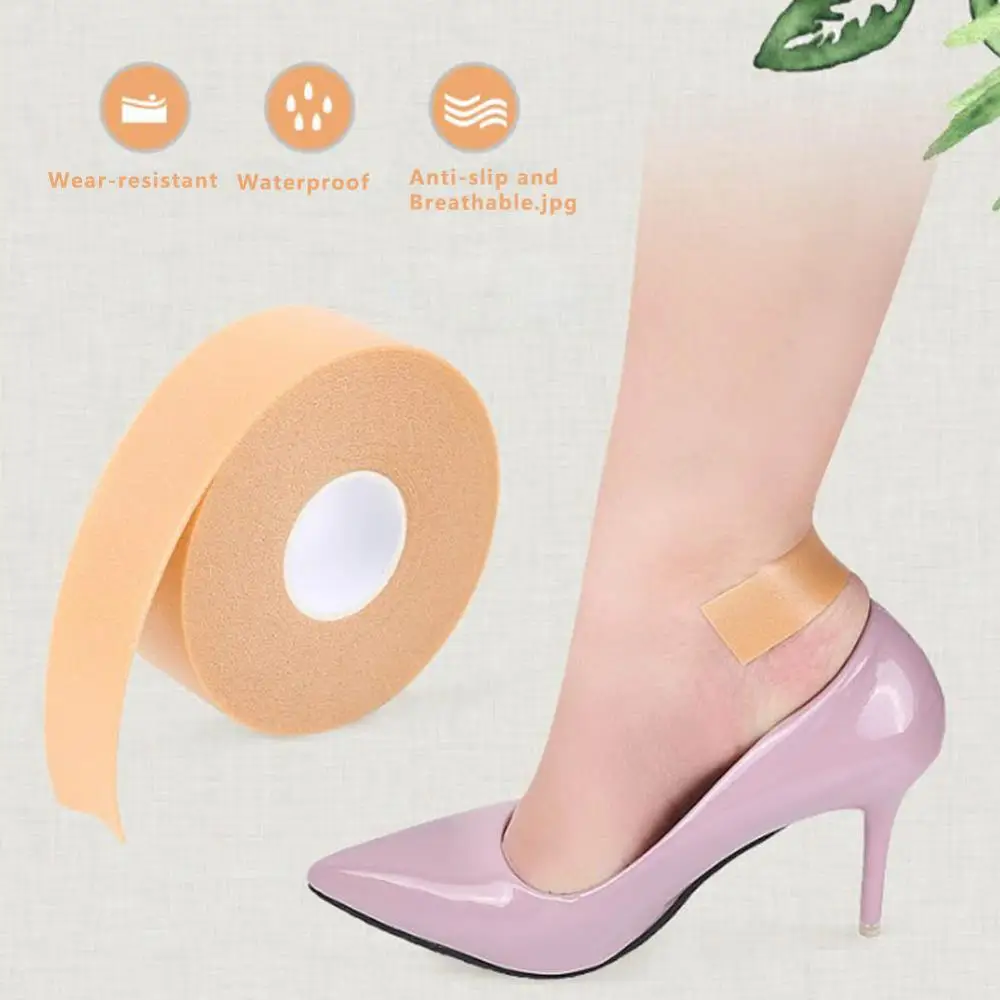 

1 Roll Multifunction Waterproof Wear-Resistant Foot Heel Sticker Tape For Shoes Men And Women Anti-Slip Heel Sticker Health Care