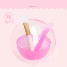 4 шт. DIY набор для ухода за лицом маска щетка и чашка для смешивания ложка палочка щетка для женщин Красота лица профессиональные наборы инструментов