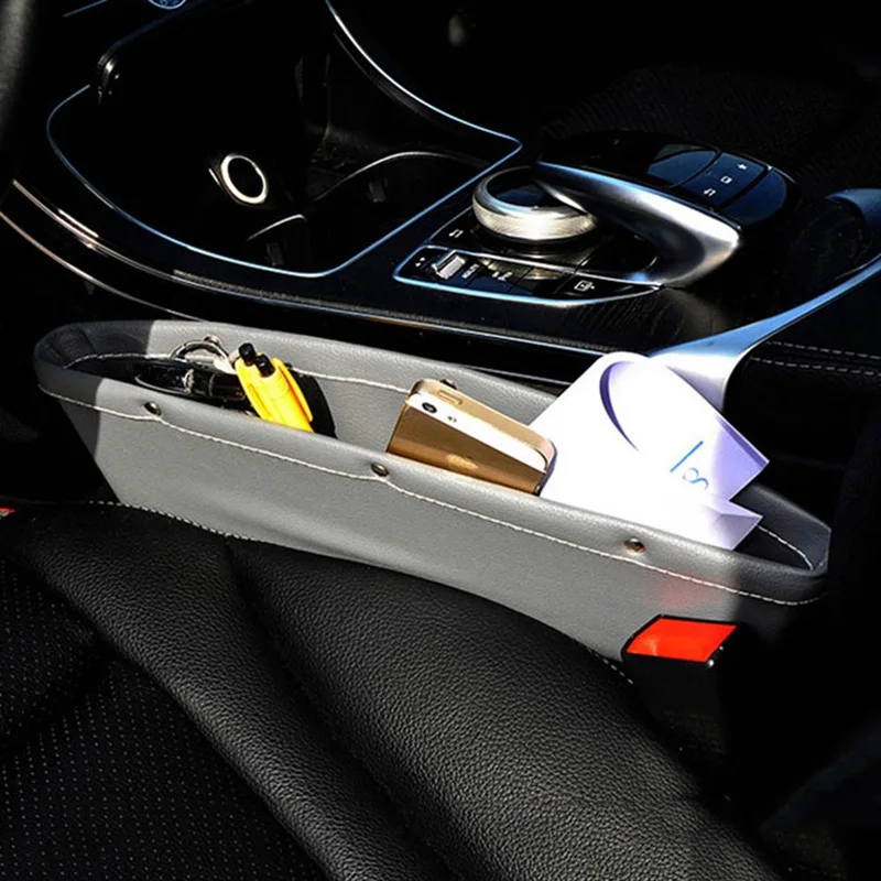 Car-Styling Car Seat Gap Pocket Holder Storage Pouch Phone Purse Coins Key Car Seat Organizer Car Accessries - Название цвета: GY