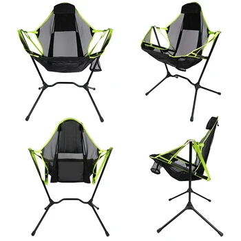 

Outdoor Folding Chair with Pillow Portable Fishing Chair Comfortable Aluminum alloy Camping Chair With Carry Bag Fishing Tools