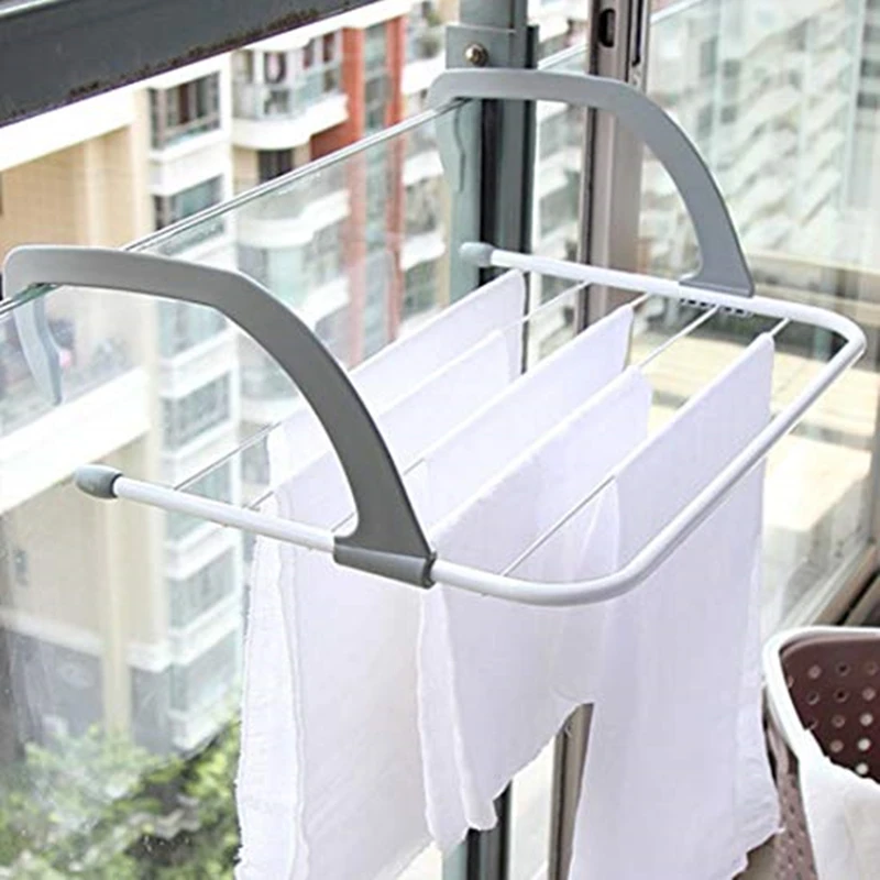 

Windproof Multifunctional Foldable Design Household Indoor Outdoor Balcony Drying Racks Baby Clothes Shose Hanger