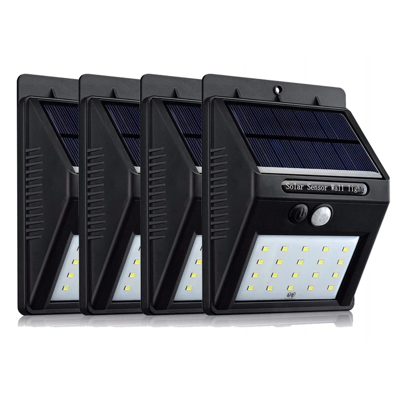 

Solar Light Outdoor Waterproof LED Solar Lamp Wall Light Human Body Induction Light Garden Light Highlight 20 LED Street Light