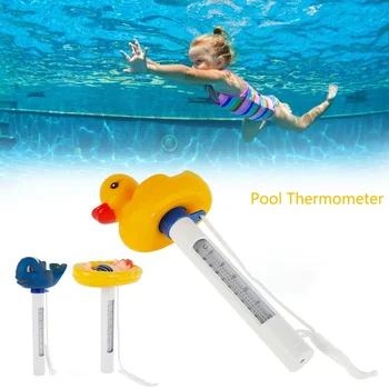 

Duck Whale Shape Bath Thermometer Swimming Pool Floating Water Thermometer Home Indoor Outdoor Pool Bathroom Tub Tool