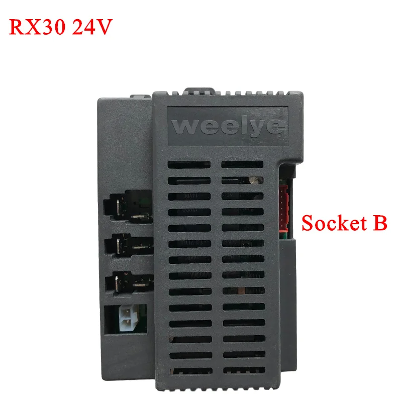 WEELYE 24V RX74 Children's Electric Car Bluetooth Remote Control,Wellye 24V RX30 Toy Electric Car 2.4G Controller Box Parts 4
